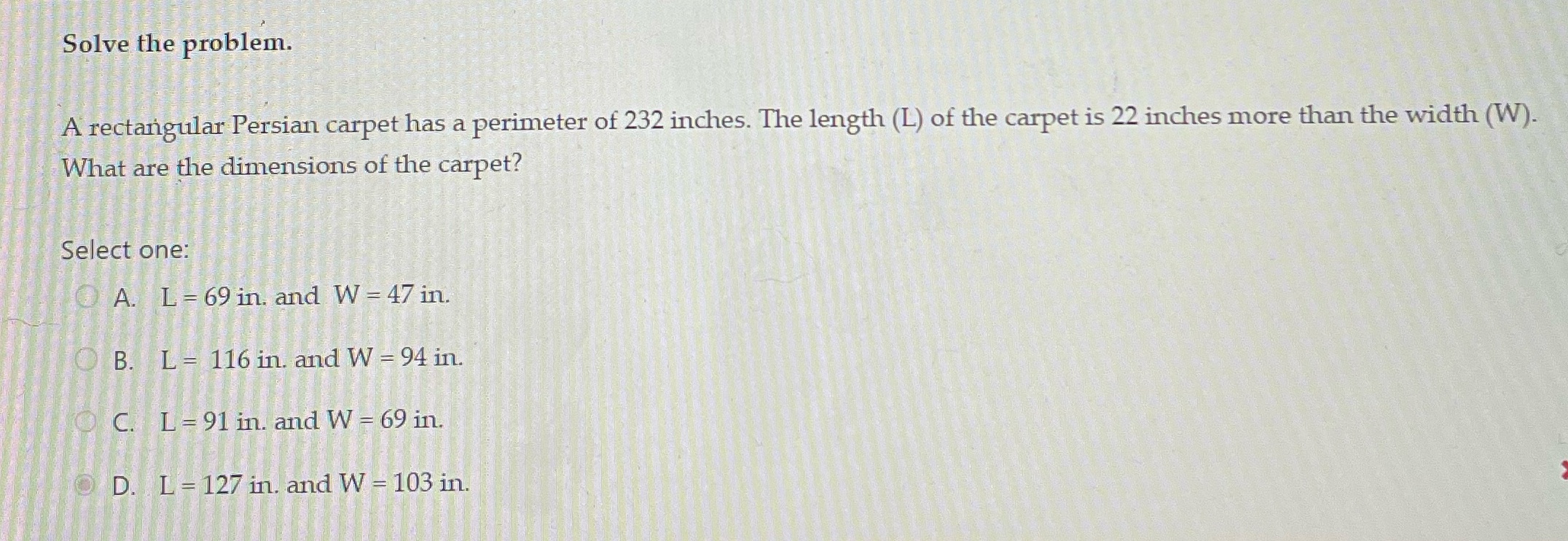 I can't figure this out ? Solve the problem. A