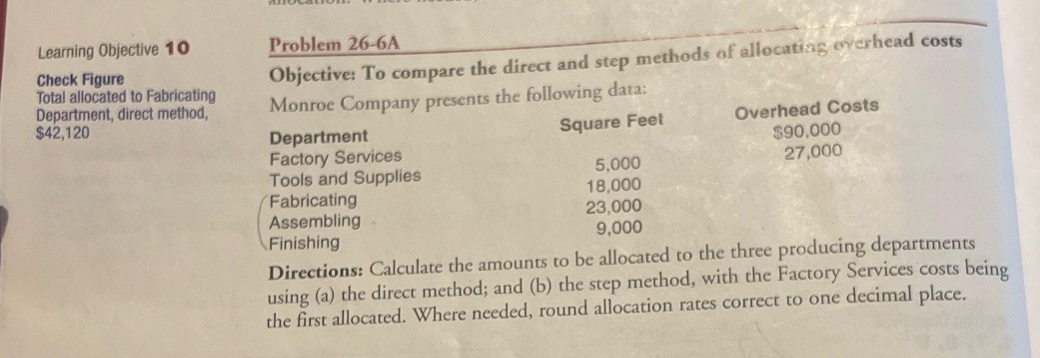 Can someone help me allocate using the step