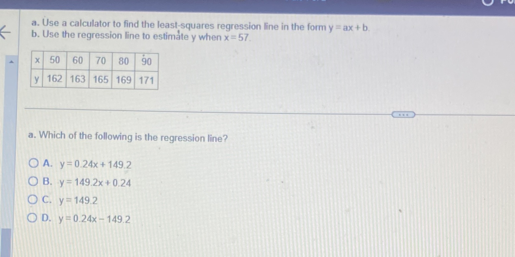 Please helpp a. Use a calculator to find the