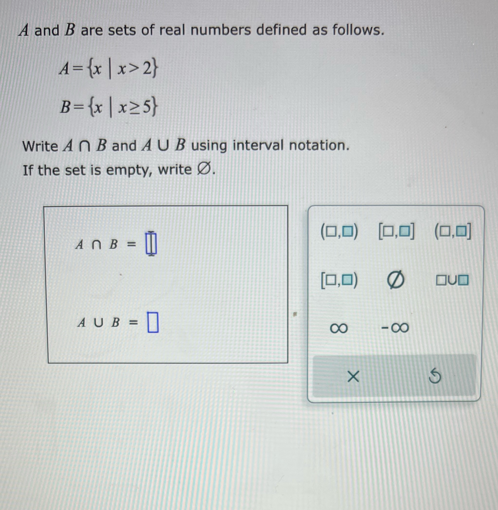 Please help me find this answer!! A and B are