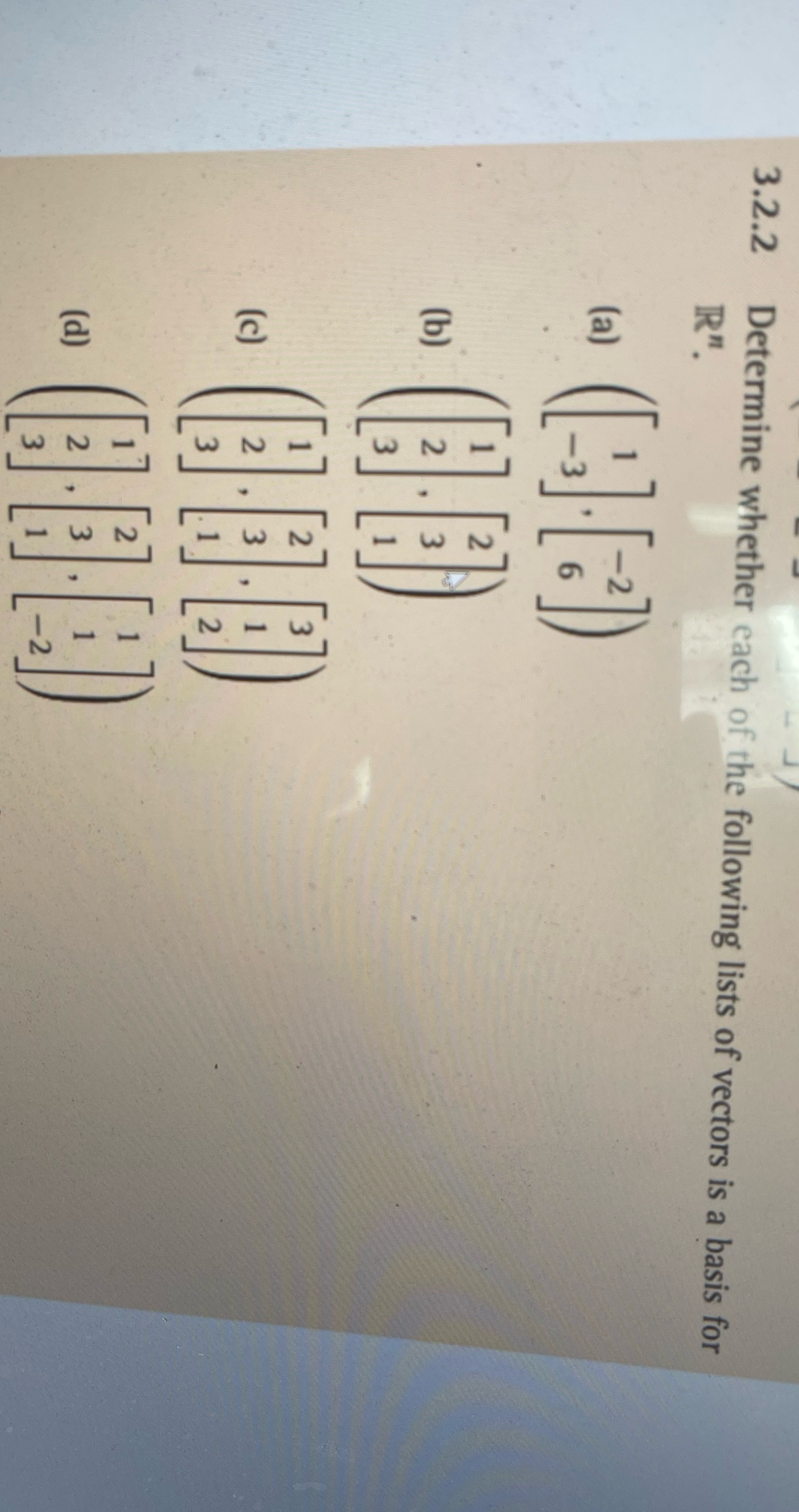 3.2.2 Determine whether each of the following
