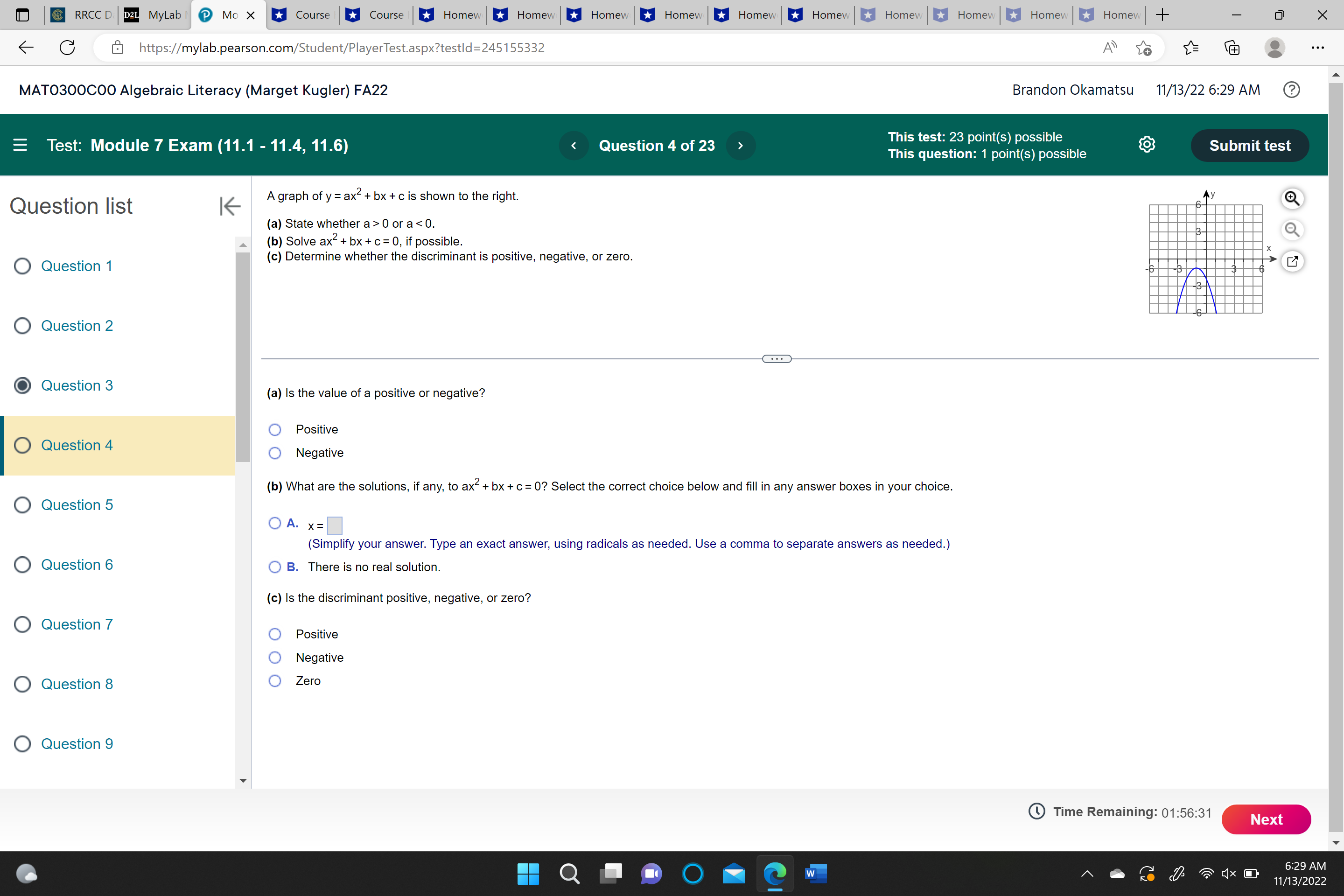 @ RRCC D D2L MyLab @ Mo X Course Course * Homew