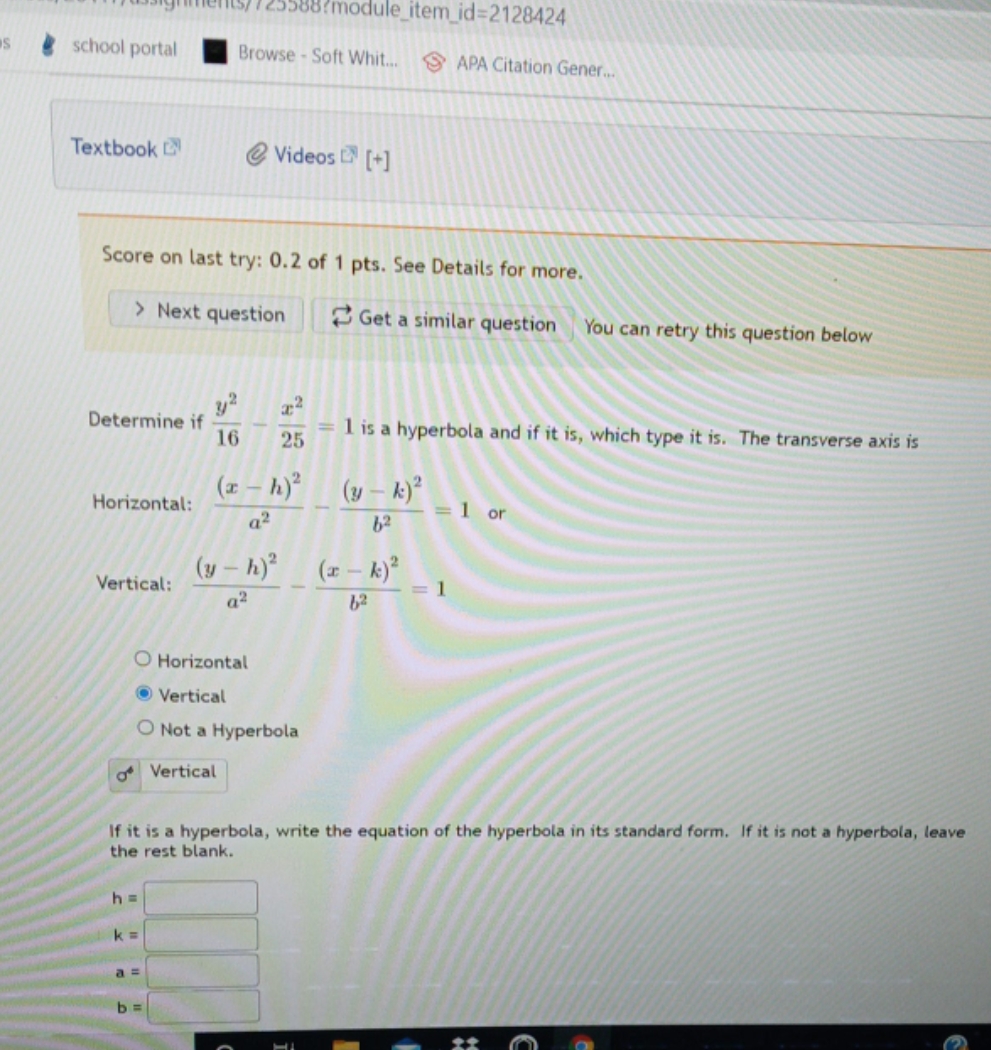 question is in picture