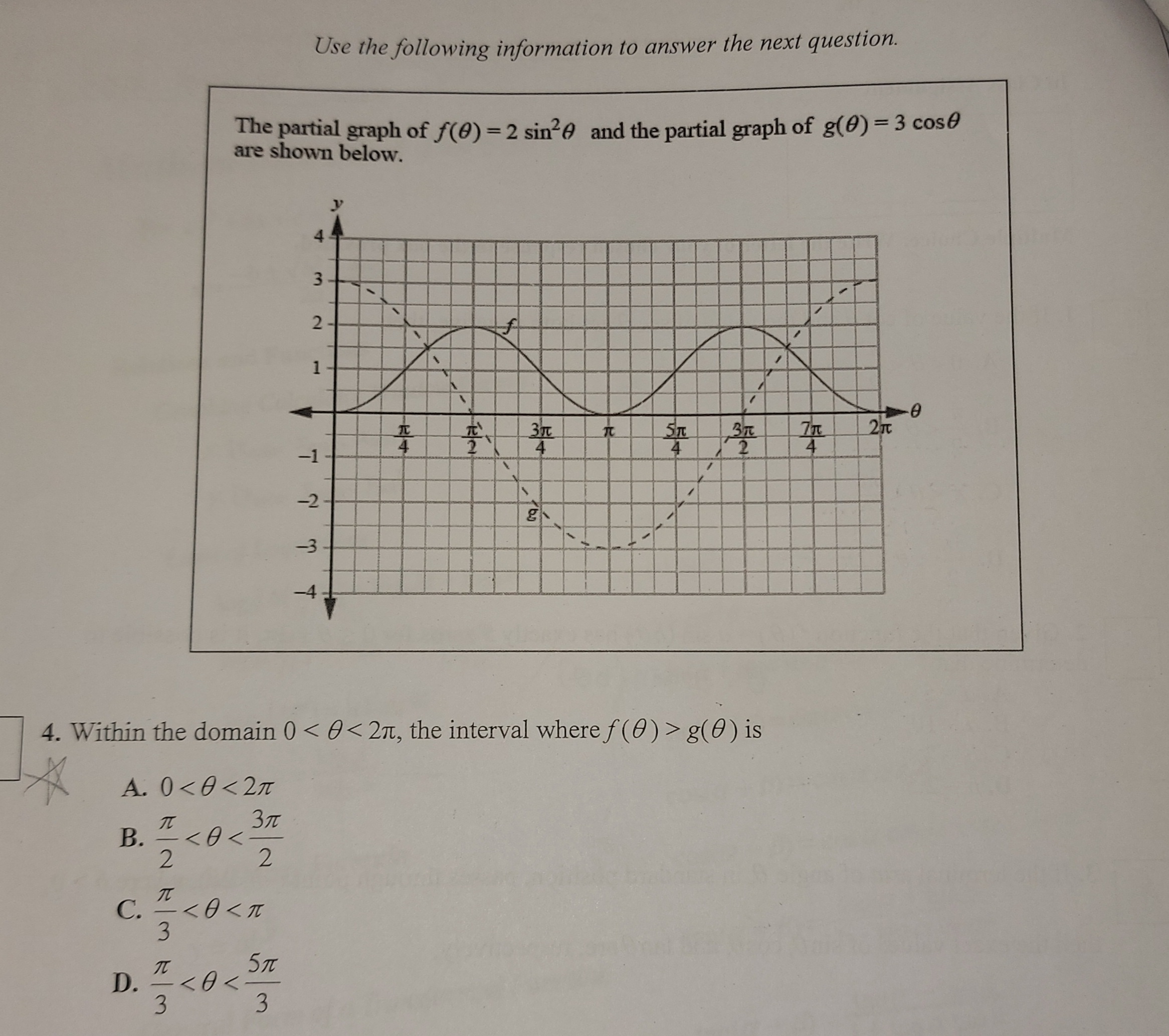 Math's 30-1. 10. In the equation 5 sin(2x) + 2 =
