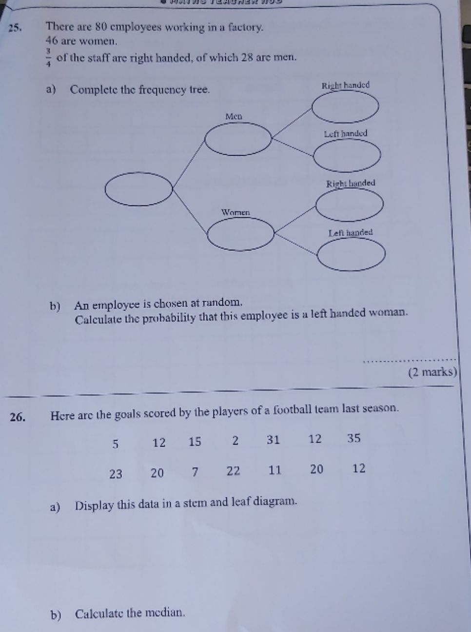 Please assist me to solve the following 25. There