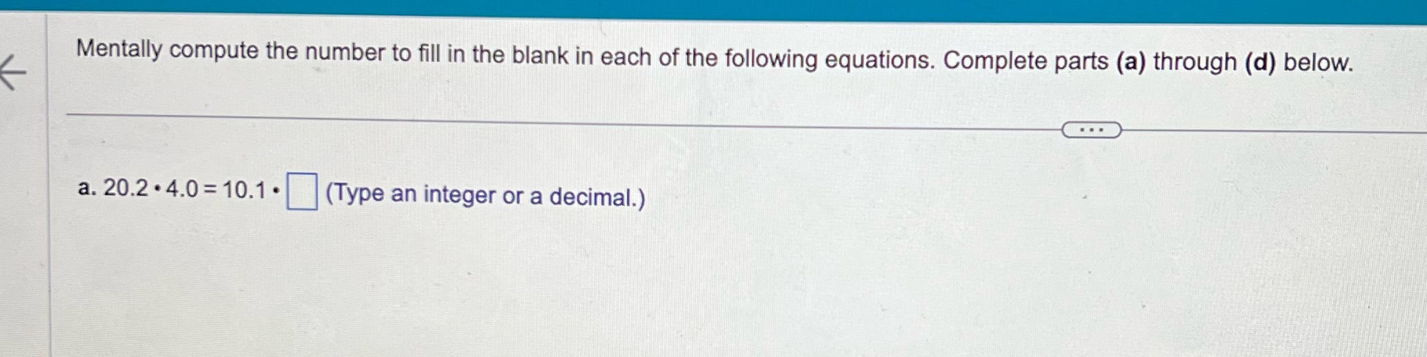 #16 _ 6 i Mentally compute the number to ll in