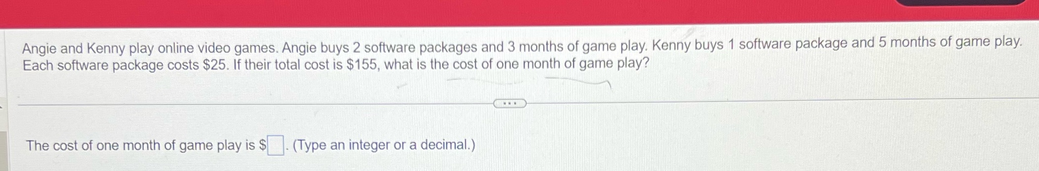 please answer ASAP Angie and Kenny play online
