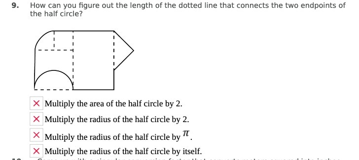 9. How can you figure out the length of the
