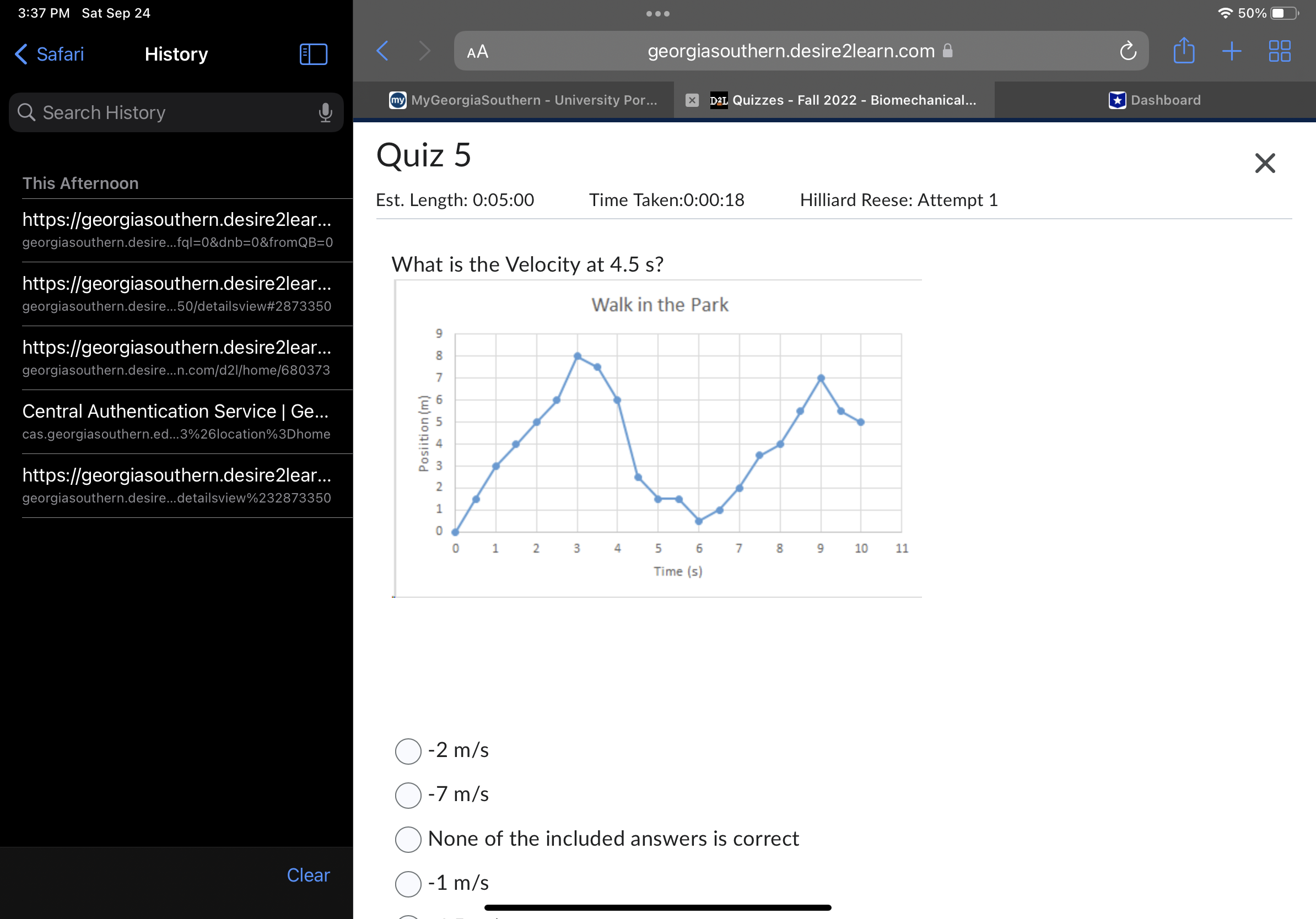 3:39 PM Sat Sep 24 . . . 50%