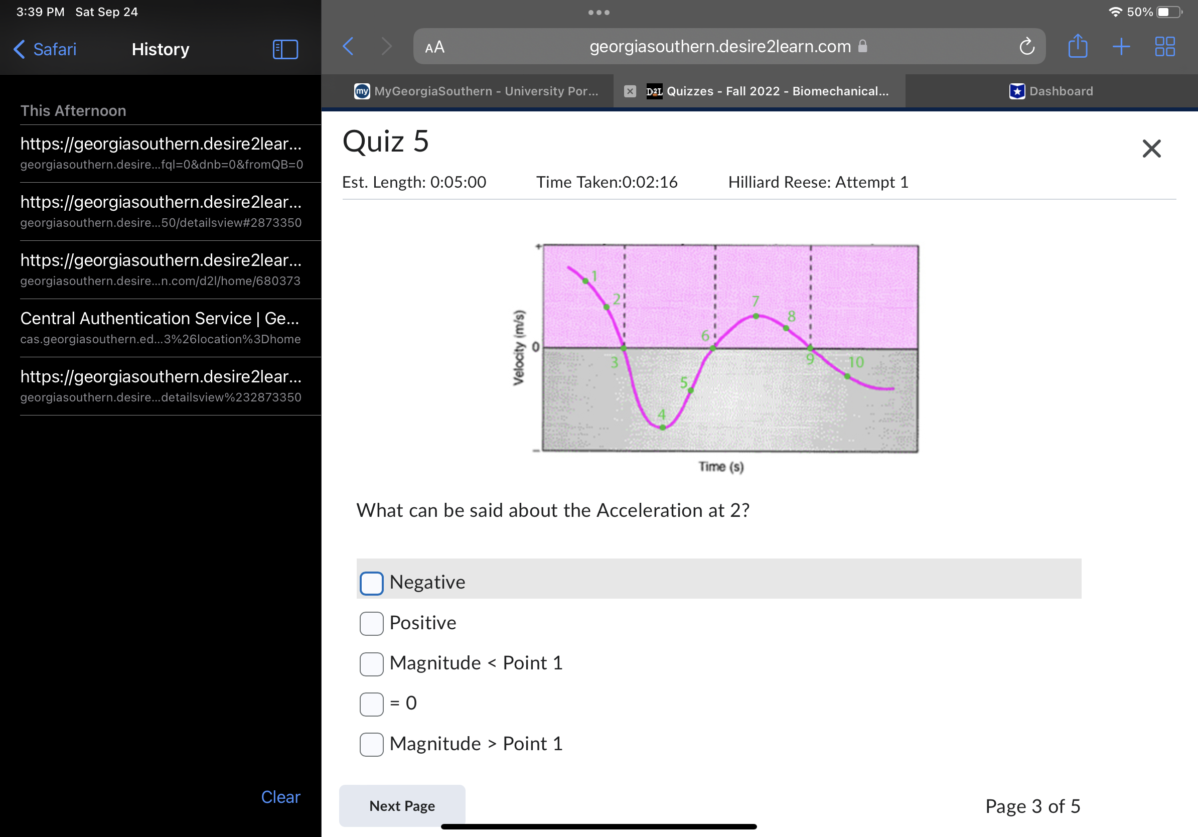 3:39 PM Sat Sep 24 . . . 50%