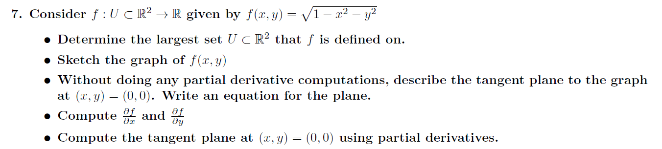 7. Consider f: U C R2  style=