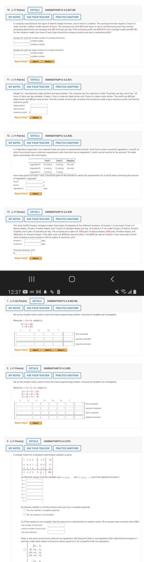 maximize equation 10. [-/1 Points] DETAILS