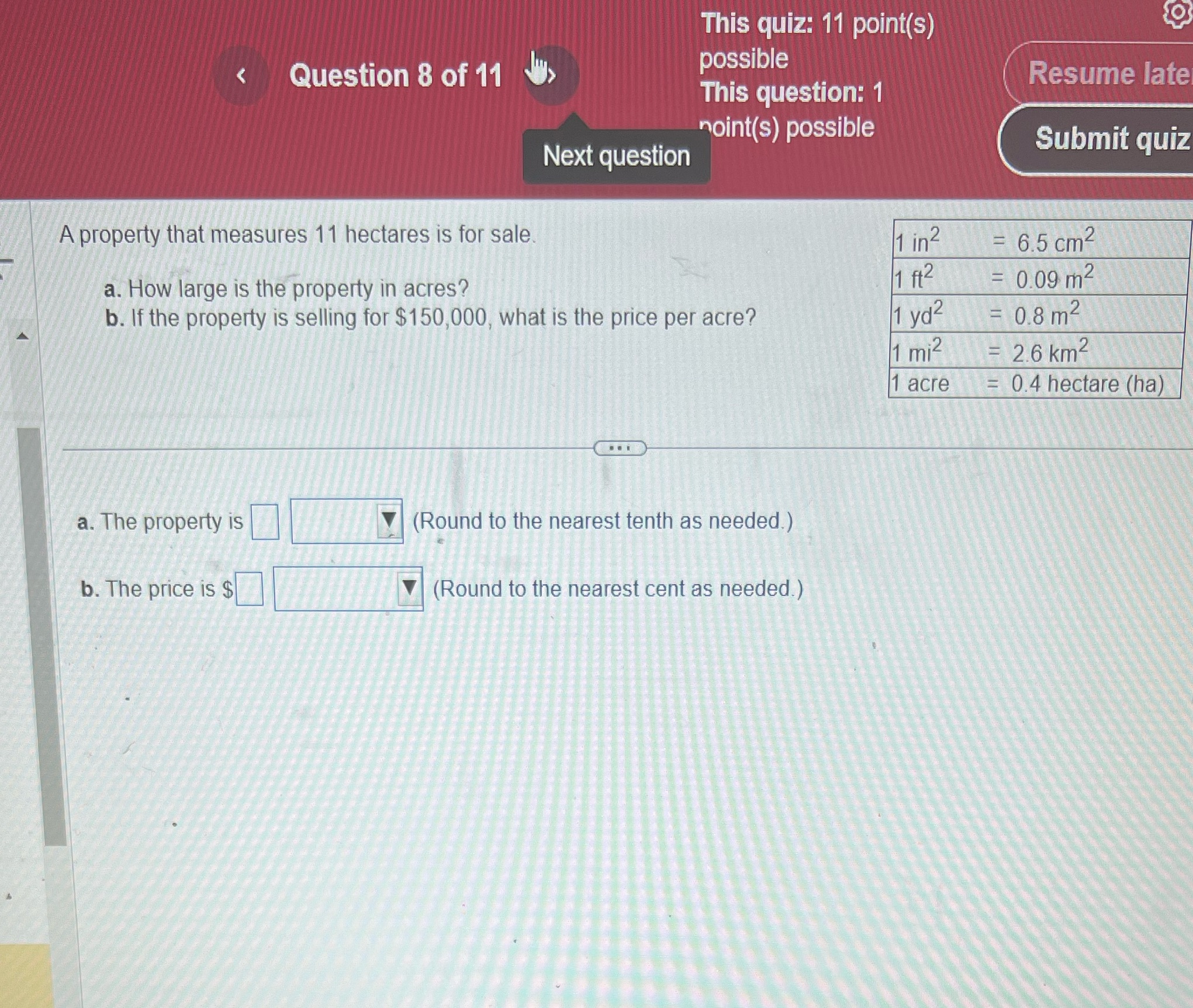 This quiz: 11 point(s) _ possible '.' '