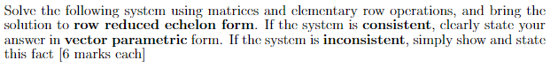 Helm: the following system using matrices and