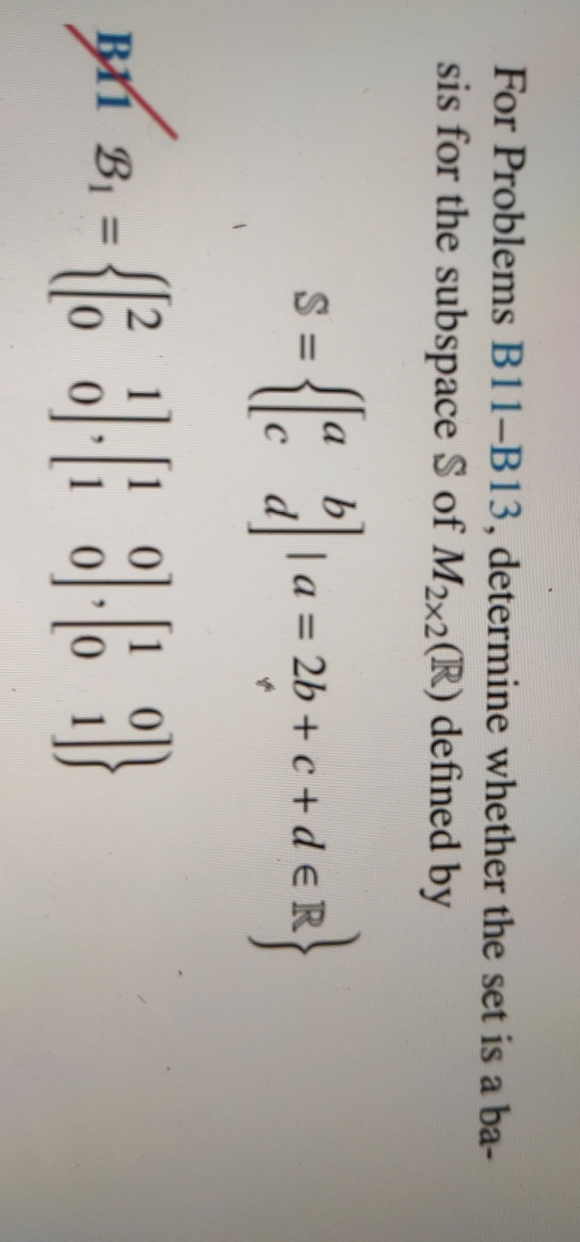 please solve it For Problems B11-B13, determine
