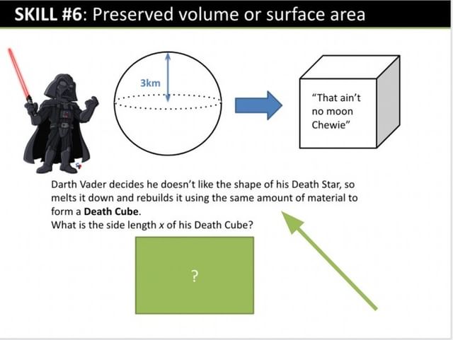 please help answer SKILL #6: Preserved volume or