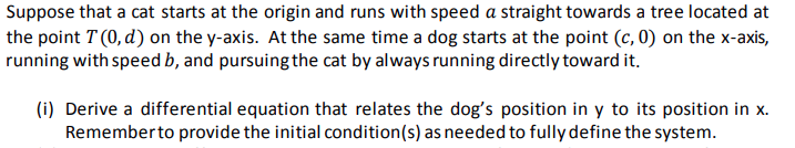 please solve and explain Suppose that a cat