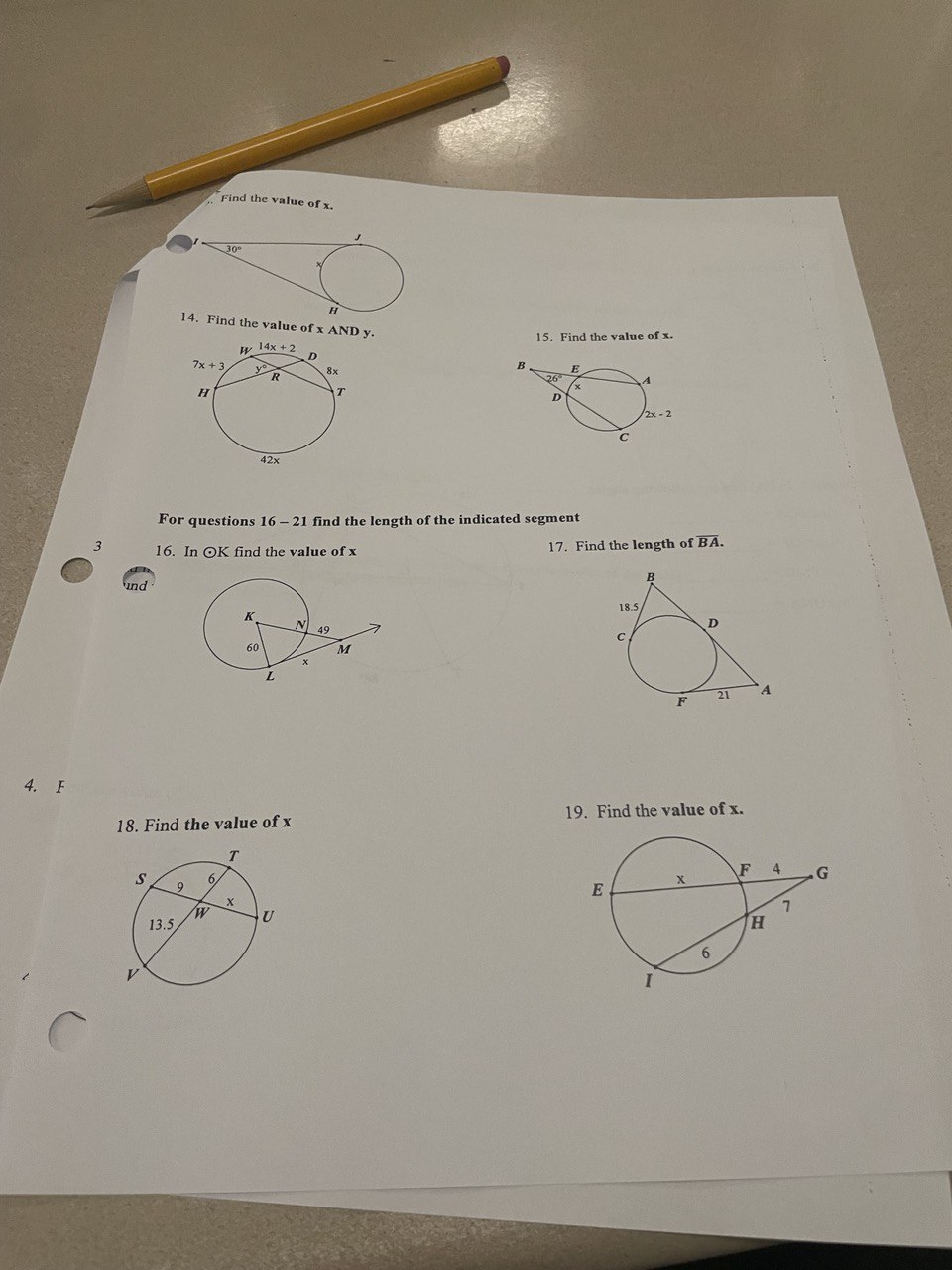 Need help asap For number 12 u need to find