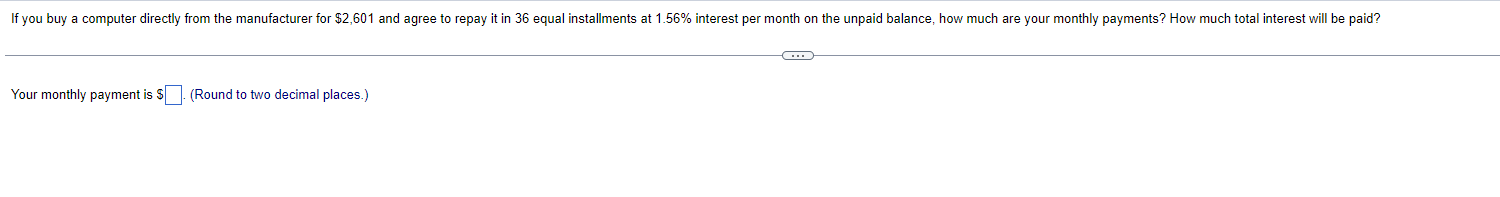 W6 Question 10 If you buy a computer directly
