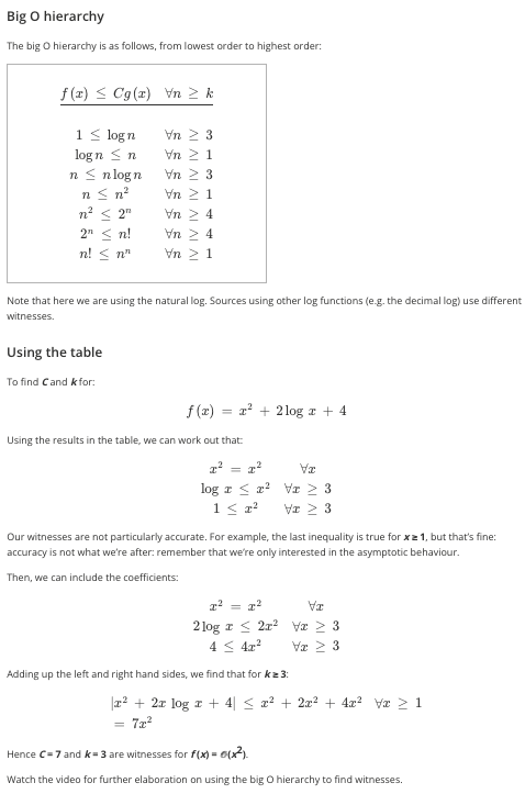 I am currently studying complexity and have to