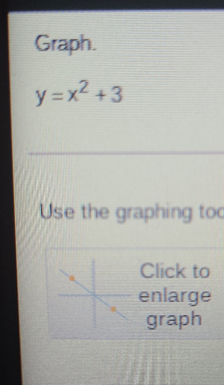 Can you help me graph this? \f