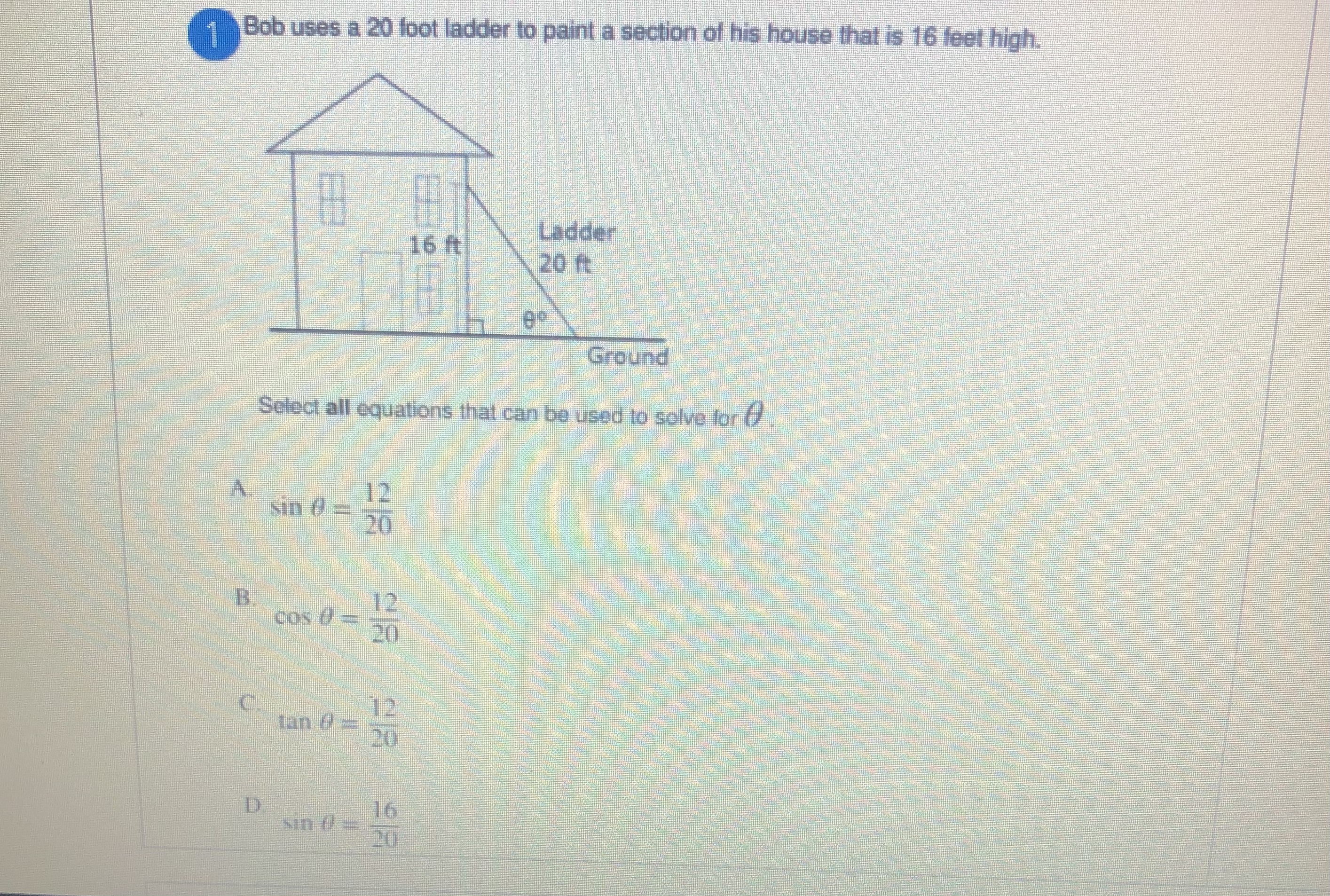 how can i apply S?O?H to this 1 Bob uses a 20
