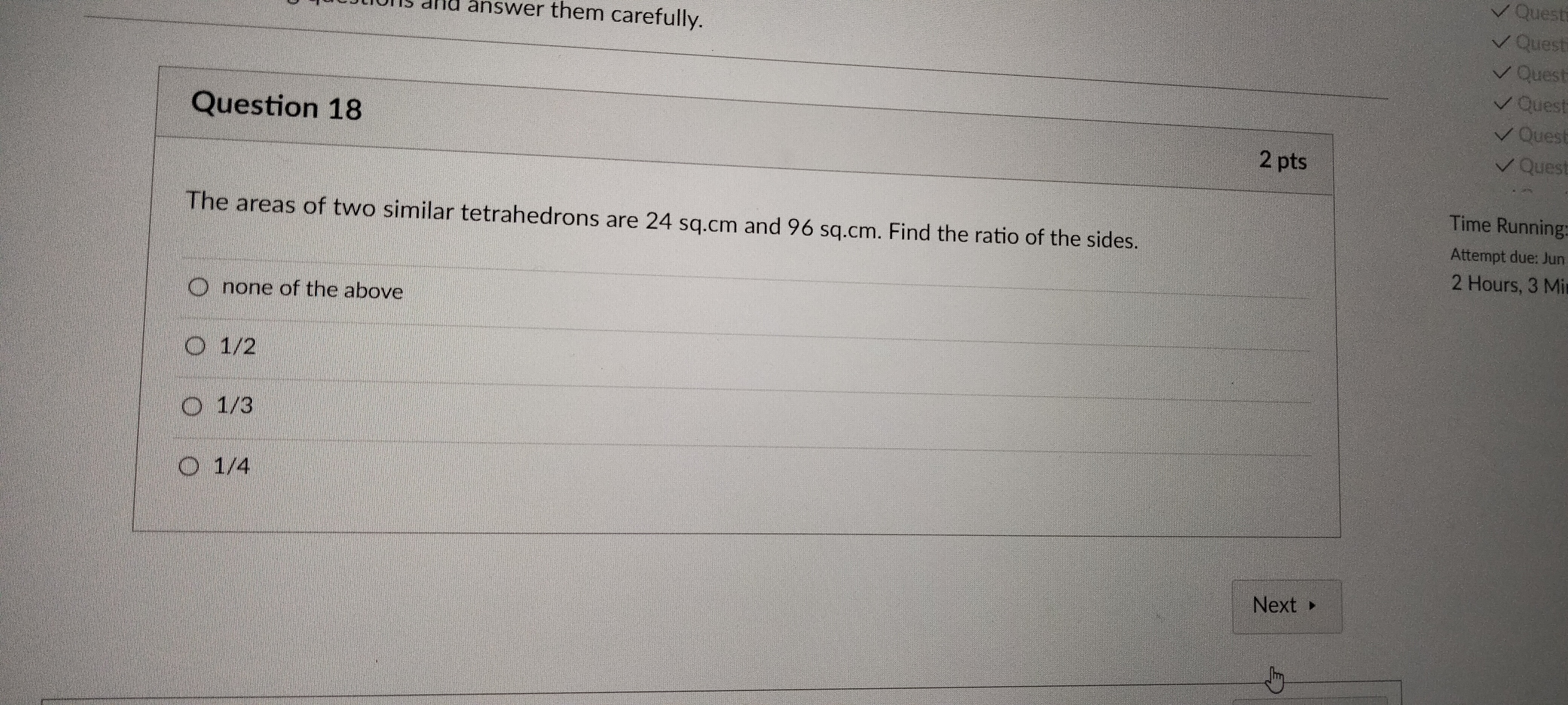 Quest and answer them carefully. Quest V Quest v