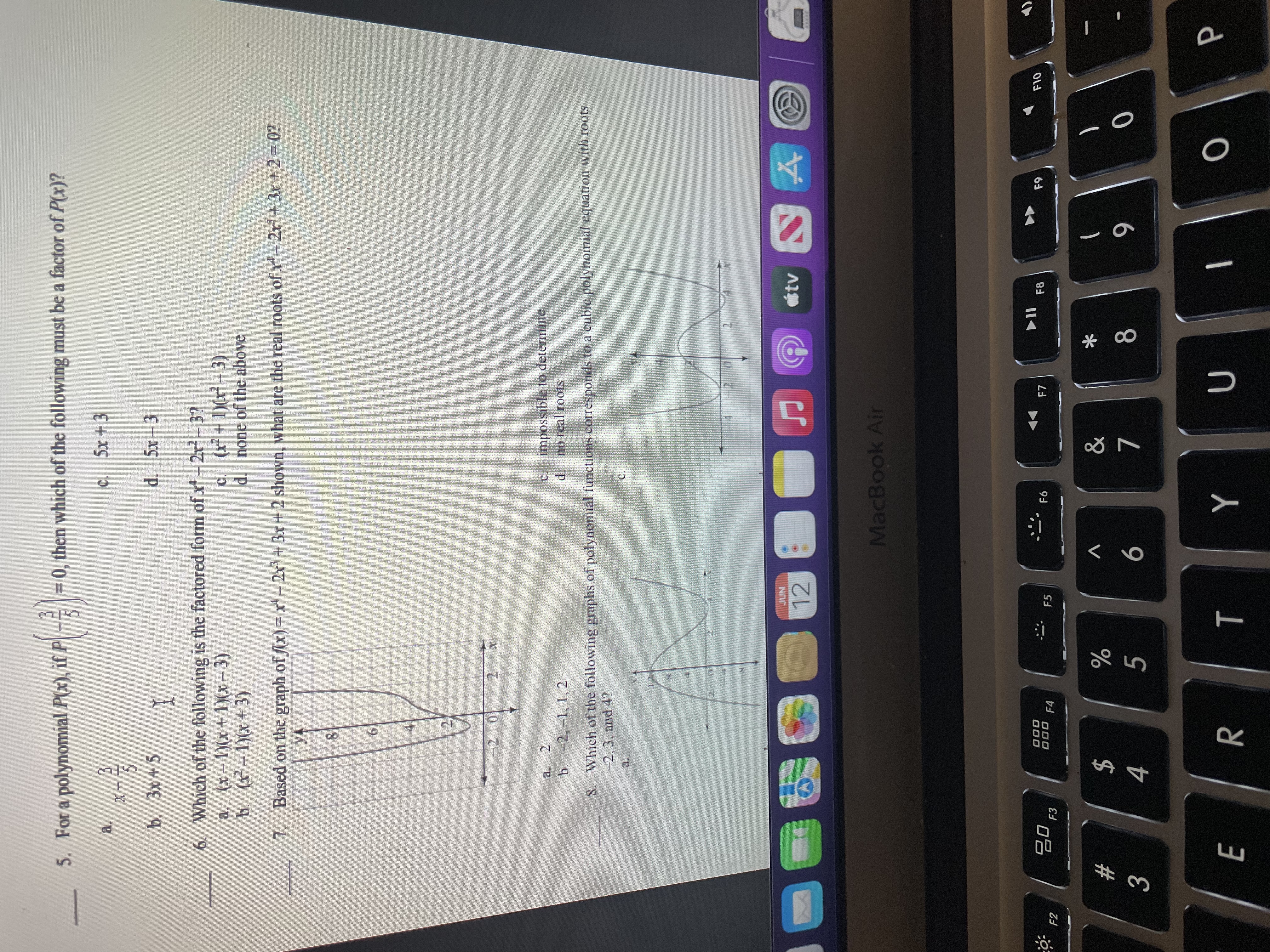Part A: Multiple Choice [K/U-15] Identify the