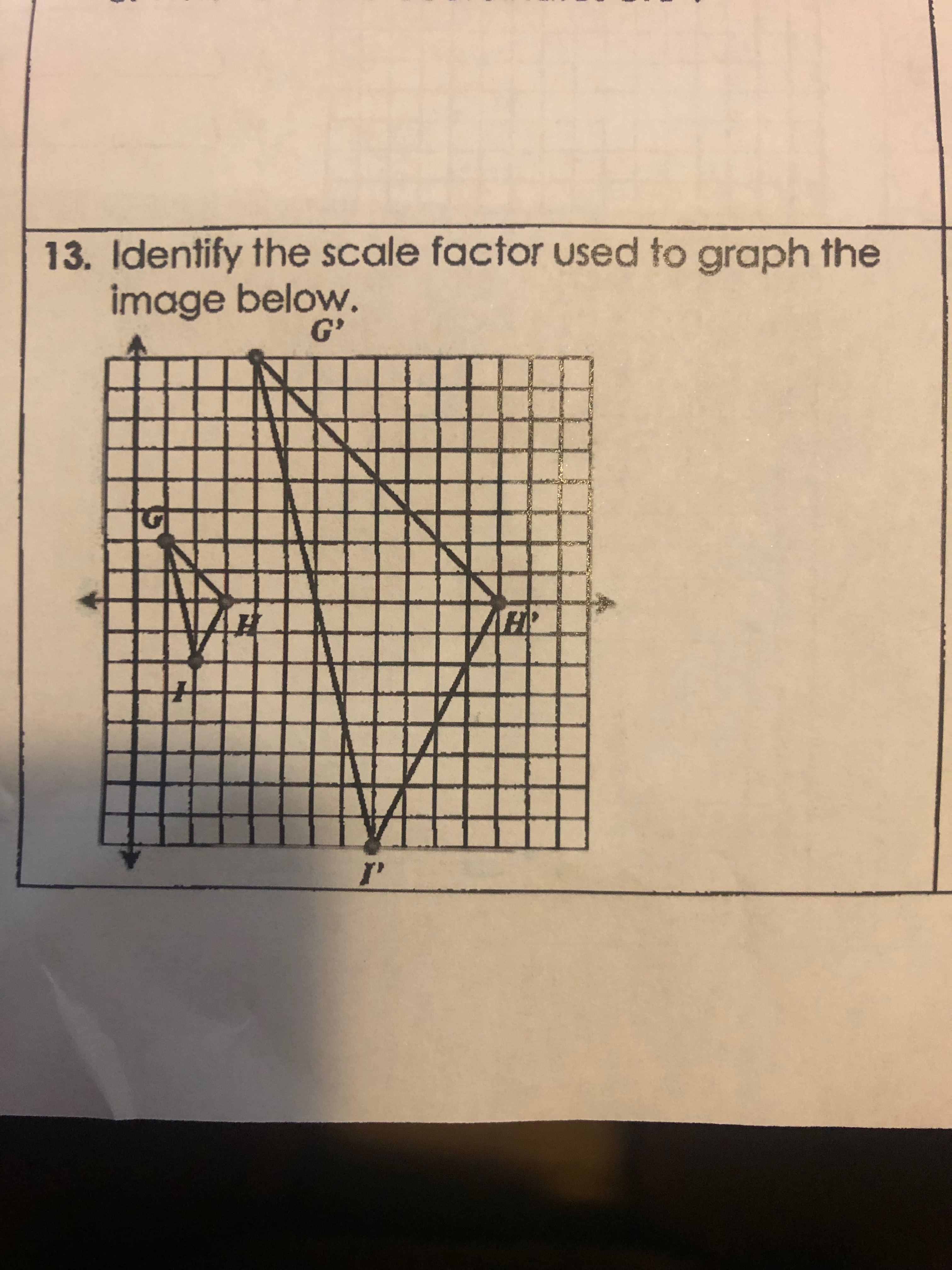 Please answer number 13 13. Identify the scale