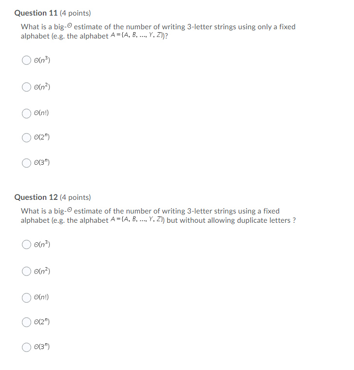 Question 11 [4 points] 1ll'il'hat is a