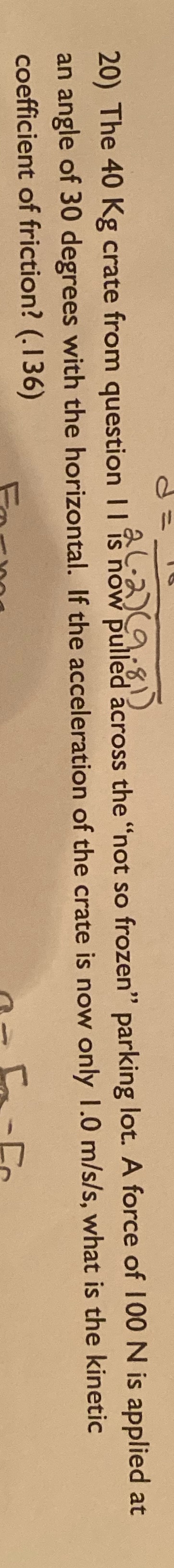 The answer is .136 but I can't seem to get there.