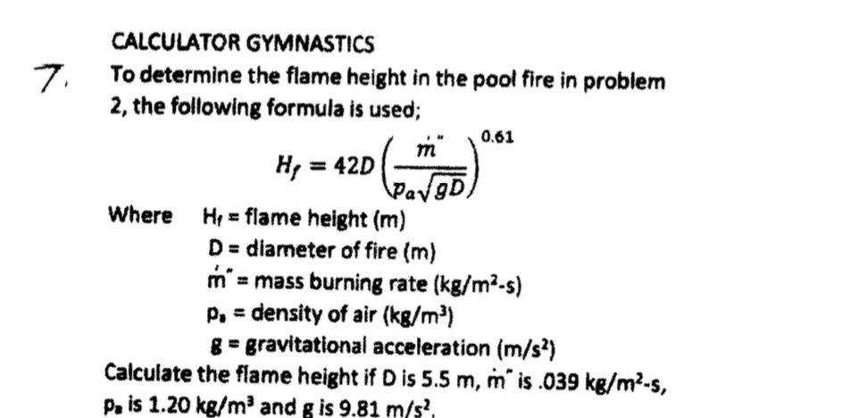 Convert units before answering CALCULATOR