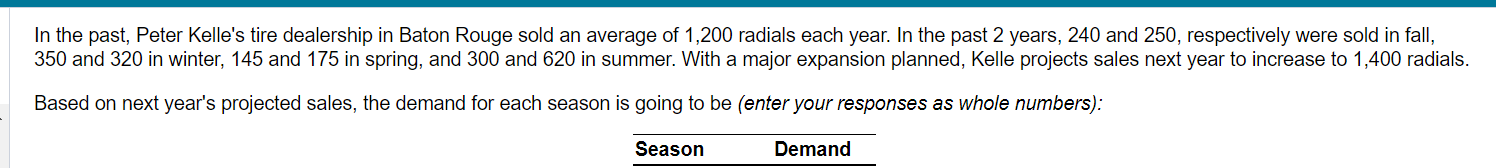 Given the following data, use exponential