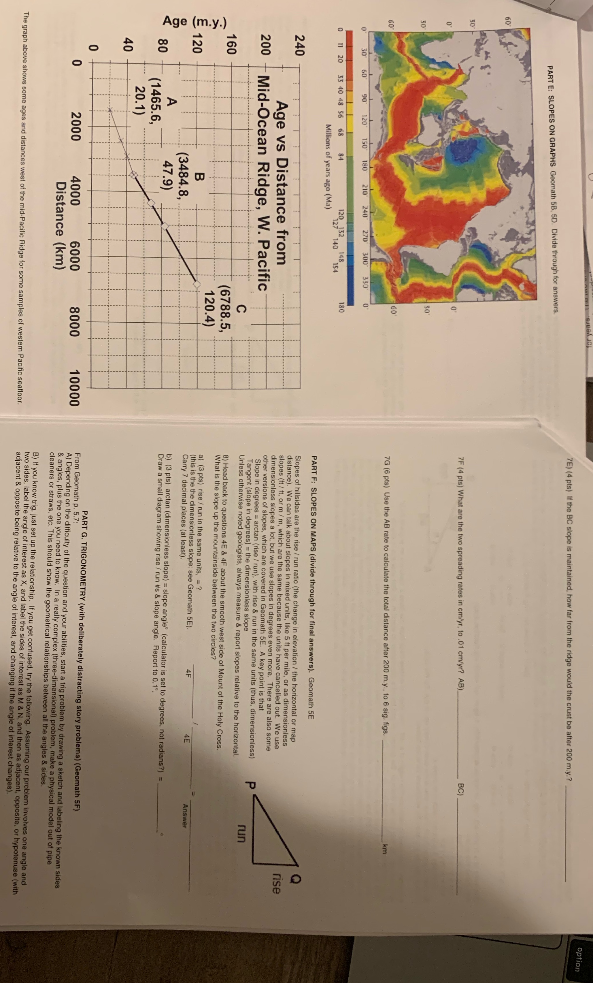 option 7E) (4 pts) If the BC slope is maintained,