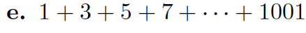 Arithmetic sums: Apply Gauss's trick to evaluate