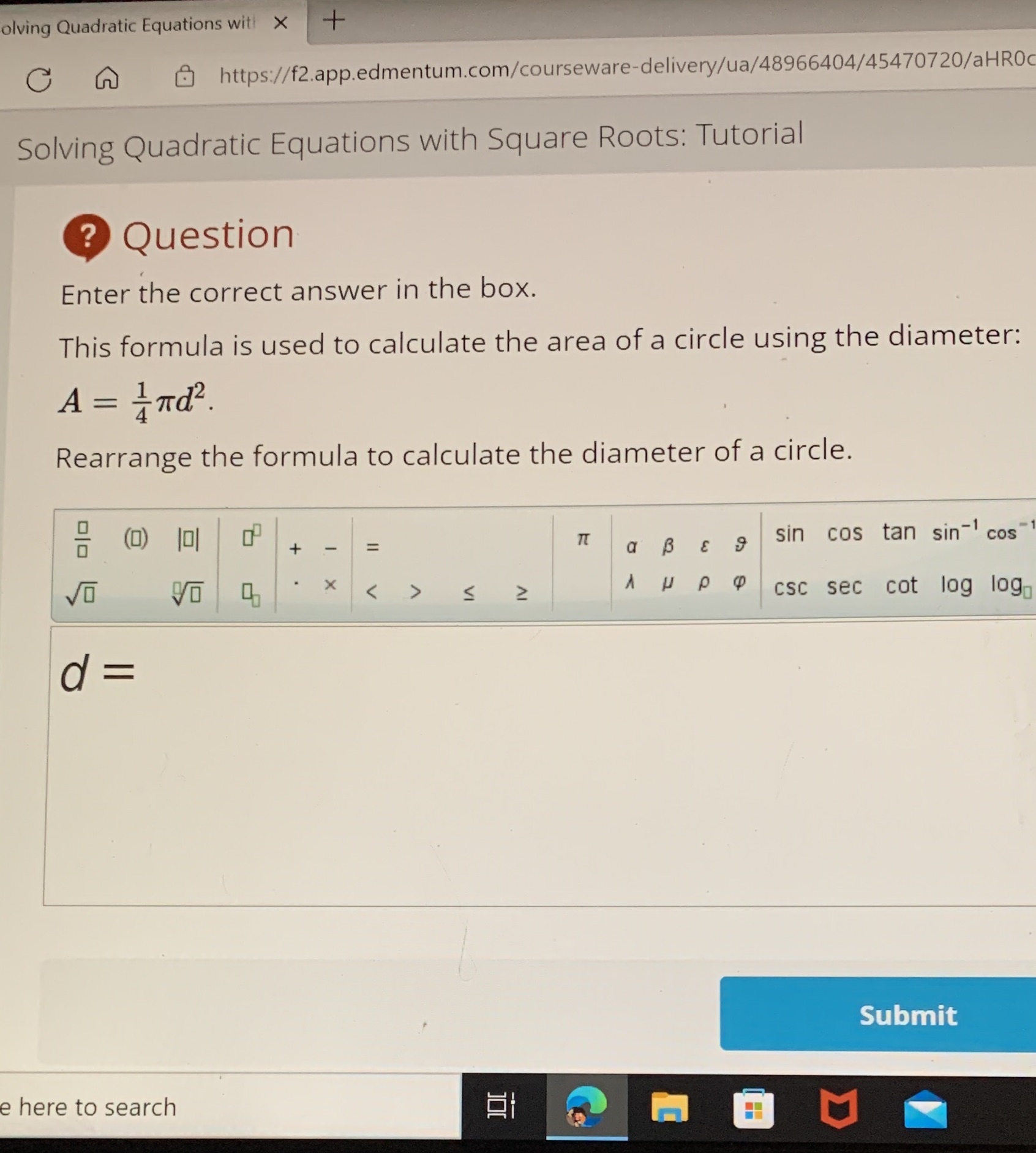 olving Quadratic Equations with X +