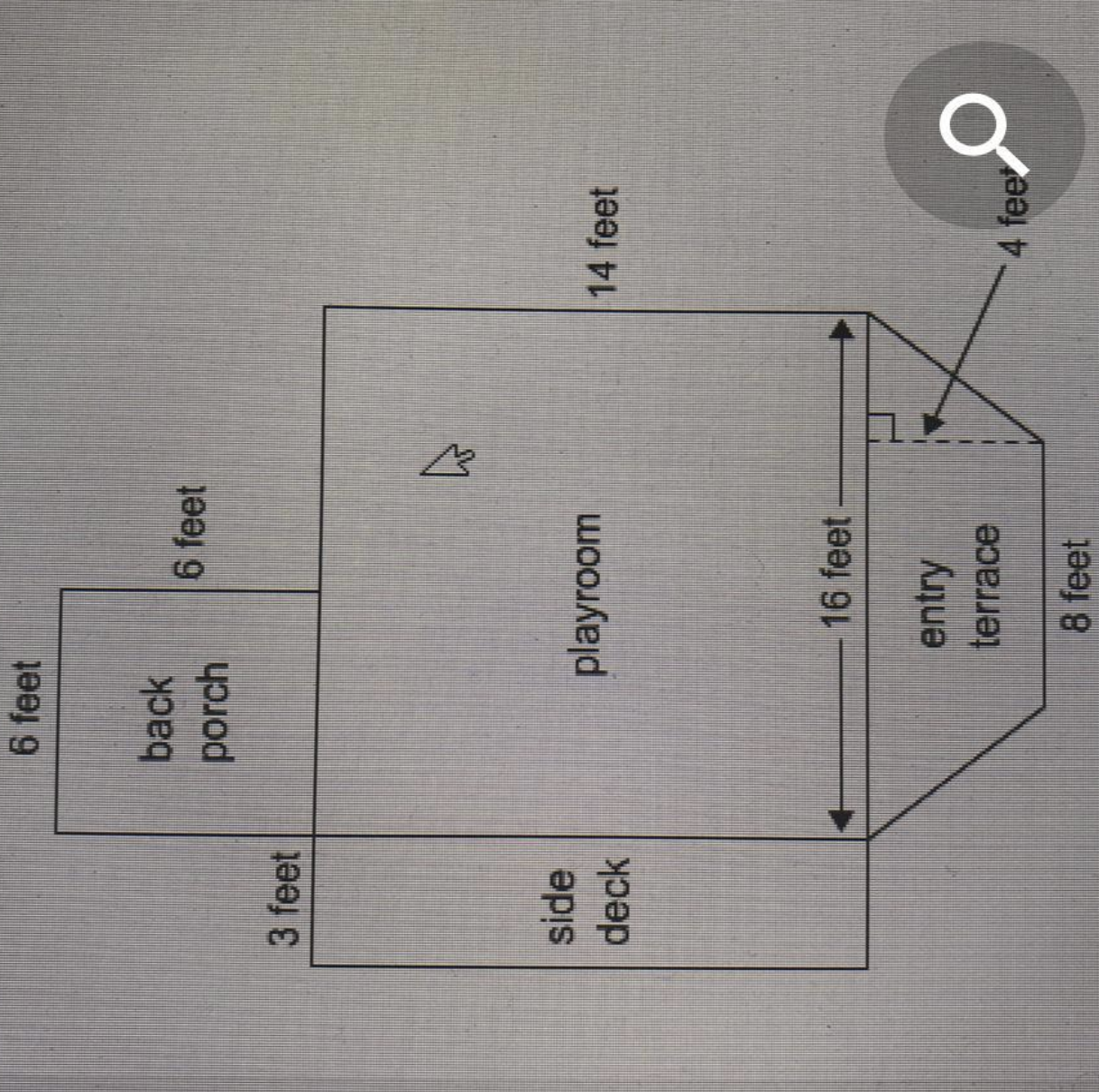 The diagram shows the floor plan for Harry's new
