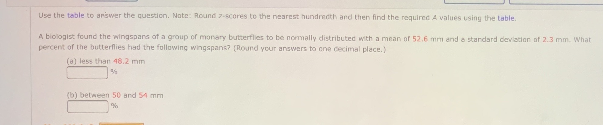 Use the table to answer the question. Note: Round