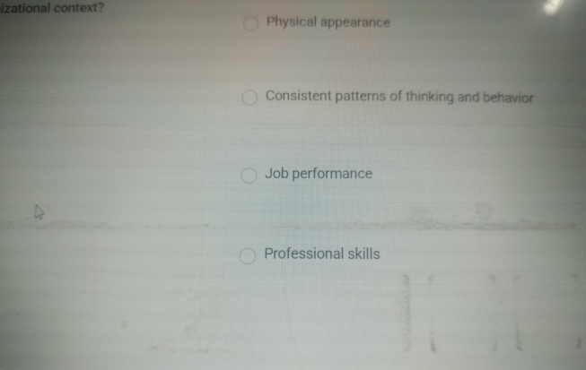 What does the term "personality" refer to in an