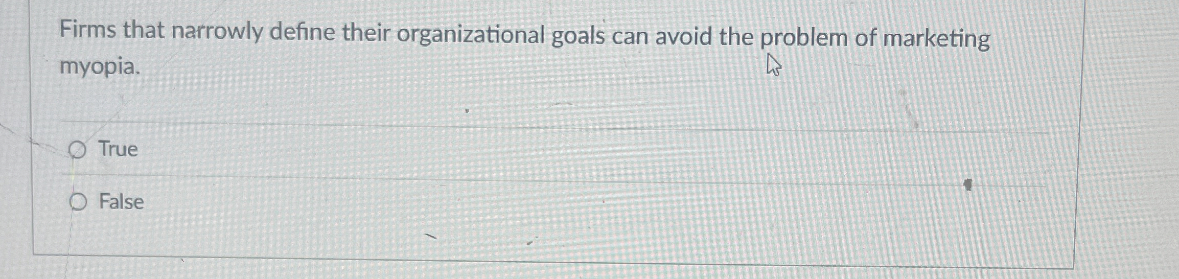 Firms that narrowly define their organizational