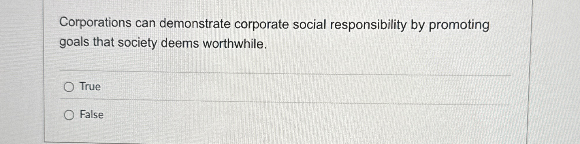 Corporations can demonstrate corporate social
