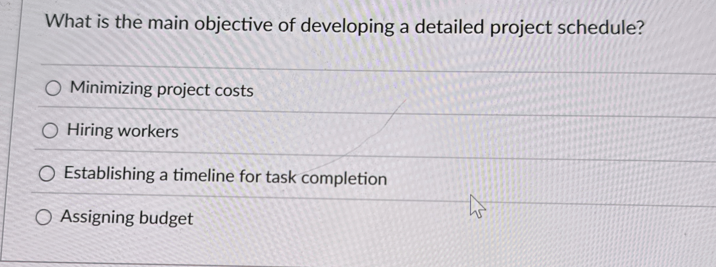 What is the main objective of developing a