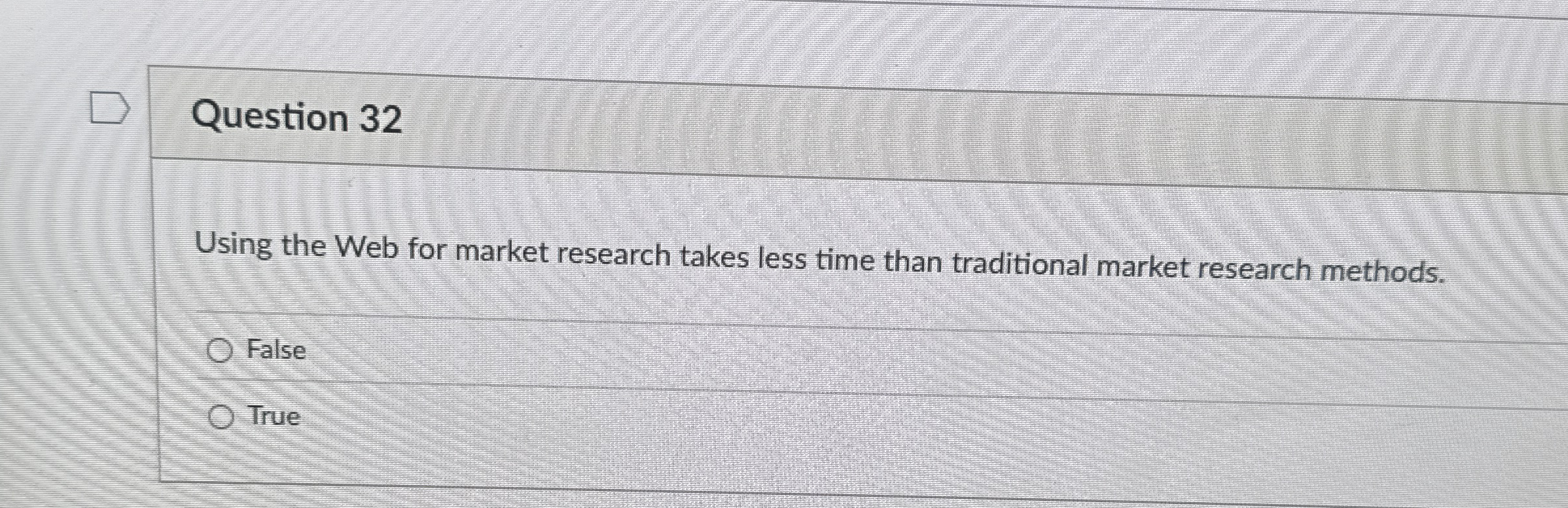 Question 3 2 Using the Web for market research