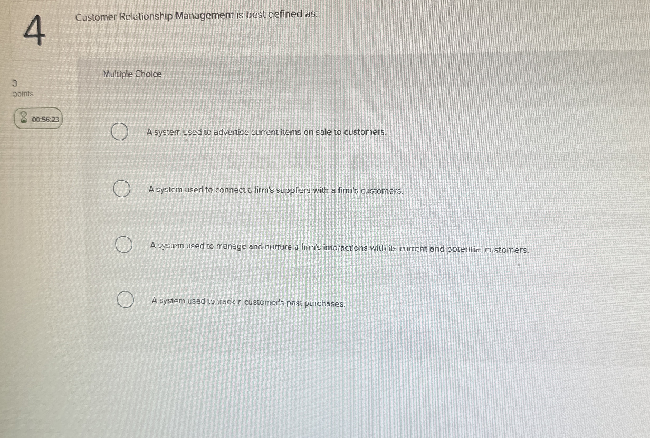 4 Customer Relationship Management is best