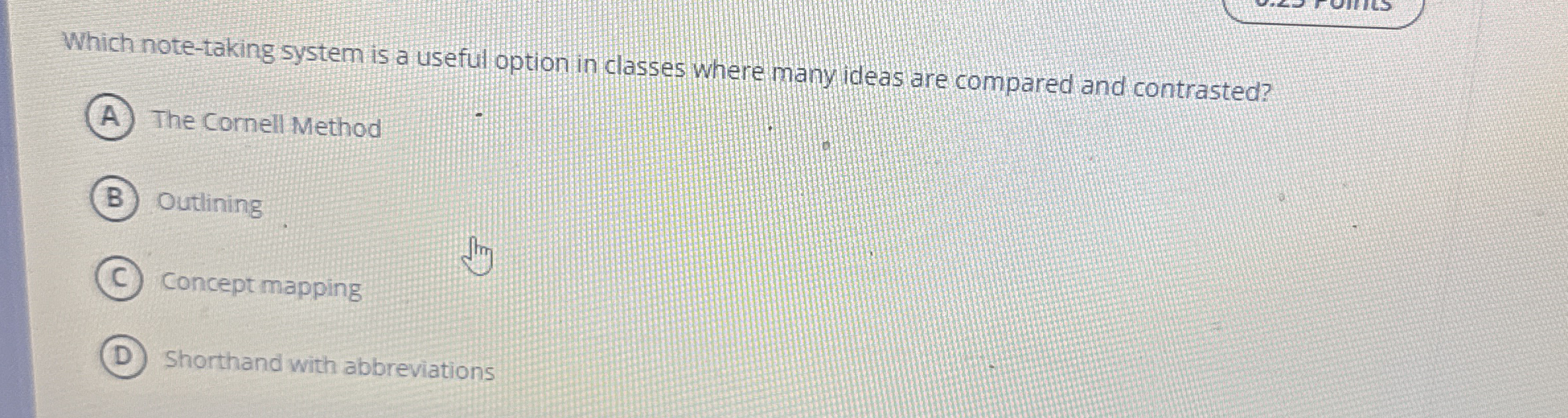 Which note - taking system is a useful option in