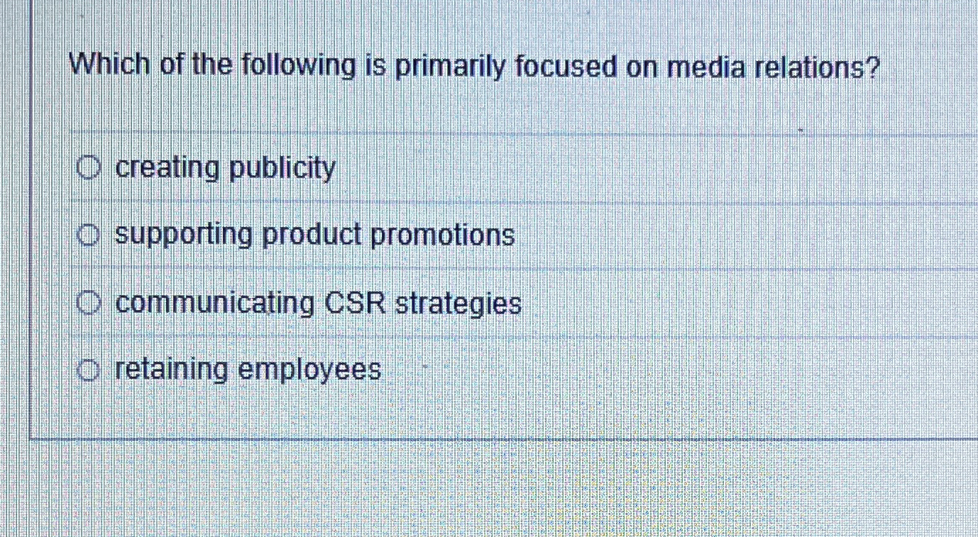 Which of the following is primarily focused on