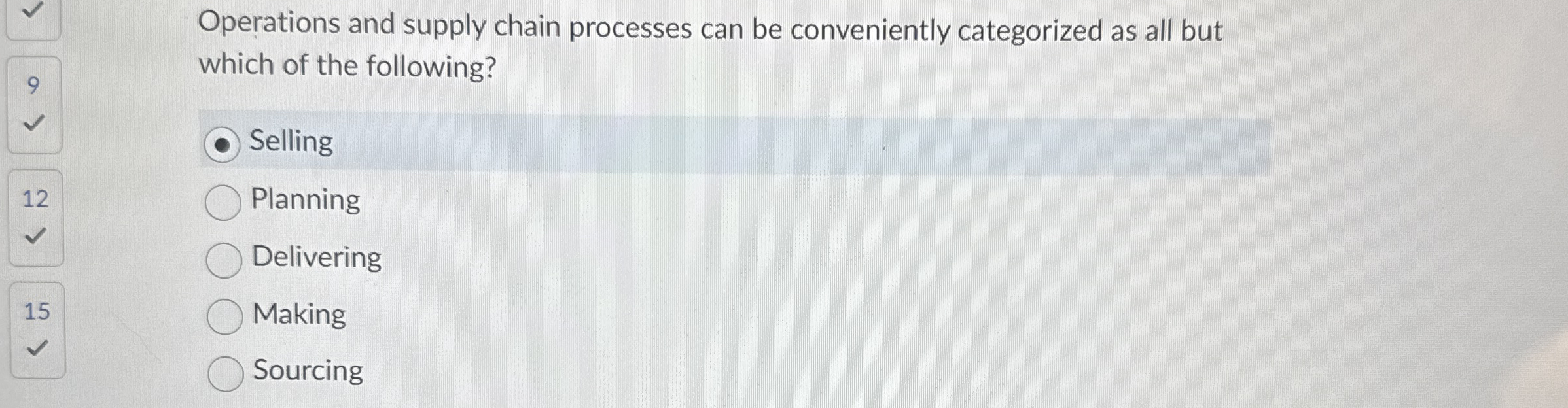 Operations and supply chain processes can be