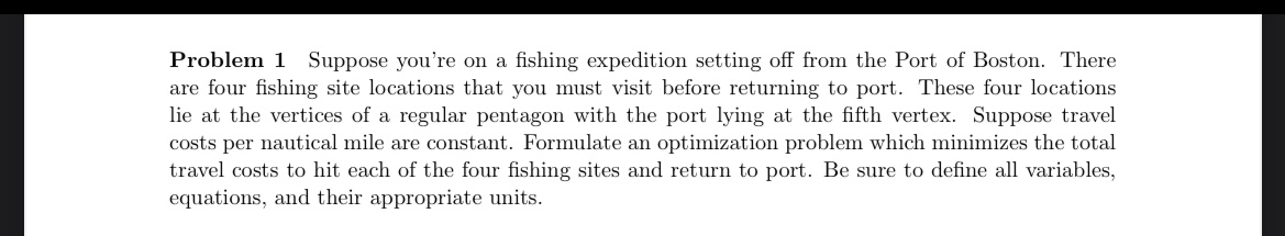 Problem 1 Suppose you're on a fishing expedition