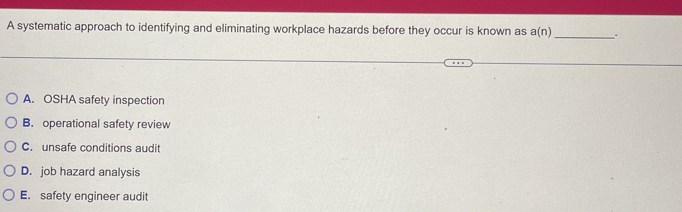 A systematic approach to identifying and