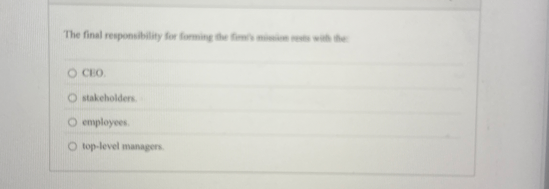 The final responsibility for forming the fimbs